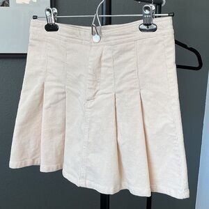 Mango Cream Corduroy Mini Skirt 12